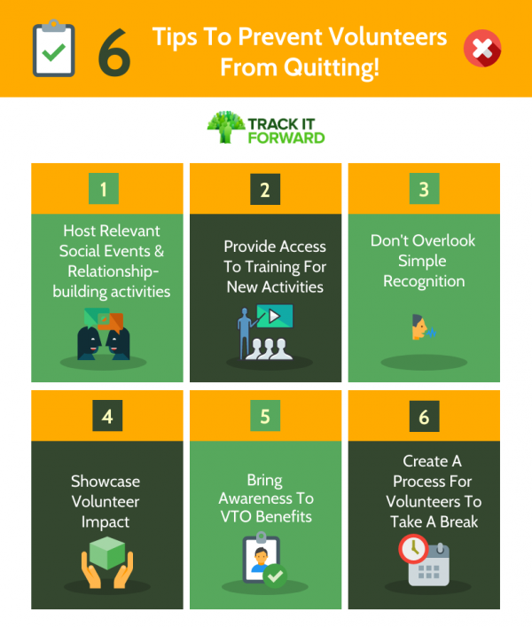 tips from preventing volunteers from quitting 