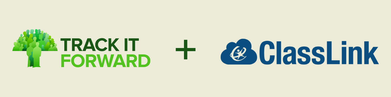 Track it Forward + ClassLink Logos. Track it Forward can now be used to track student volunteer hours with ClassLink. 
