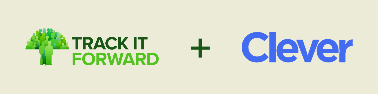 Track it Forward + Clever logos. The Track it Forward and Clever integration is the best way to track student service hours for schools and districts. 