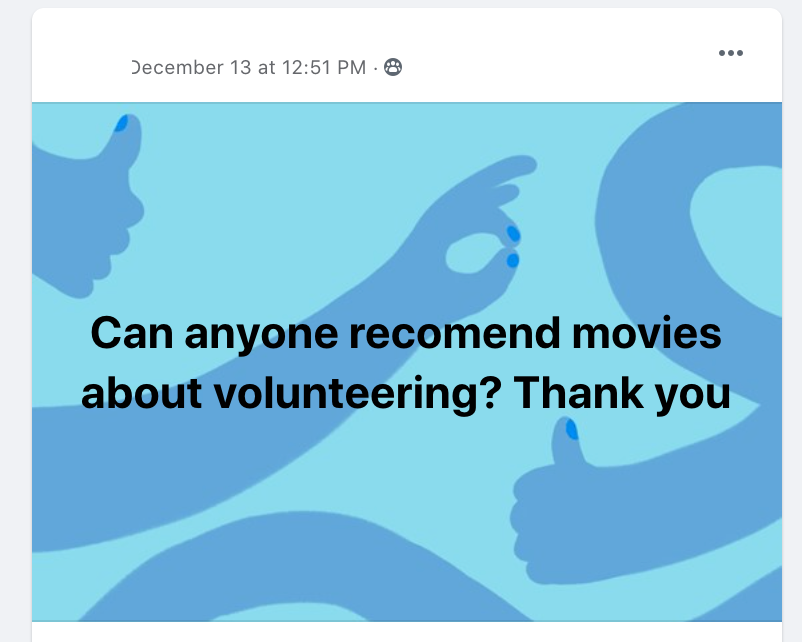 Movies about volunteering