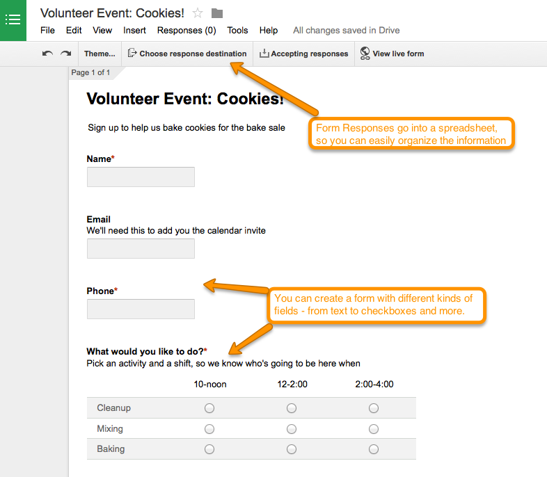 Church Volunteer Schedule Template